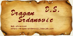 Dragan Srdanović vizit kartica